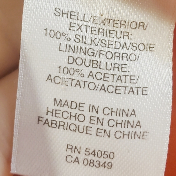 Anne Klein 100% silk blazer size 10 - Picture 6 of 12